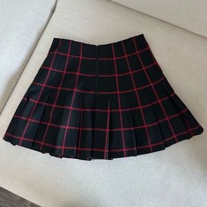 Alice + Olivia Plaid Mini Skirt